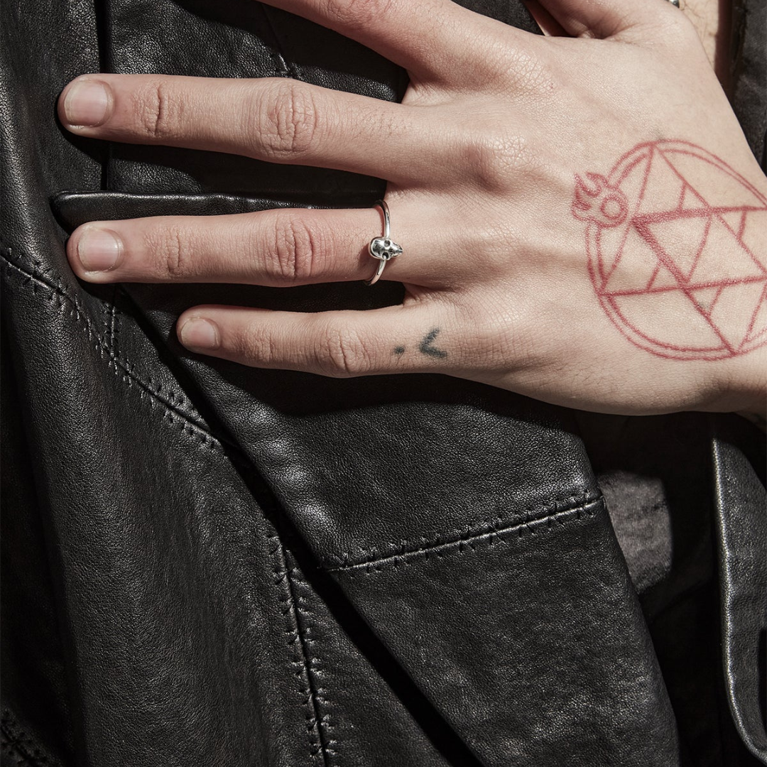 Micro Skull Ring