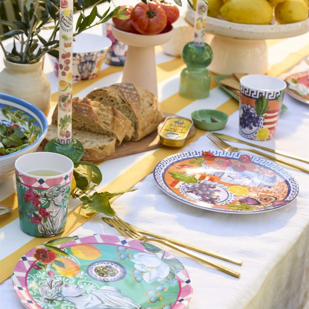 La La Land - Mediterranean Summer Set of 4 - Melamine Cups