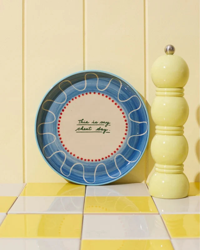 LOVE NOTES PLATE - CHEAT DAY