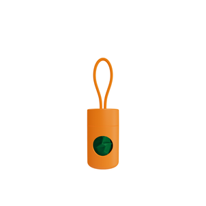 Pet Poo Bag Holder - Neon Orange
