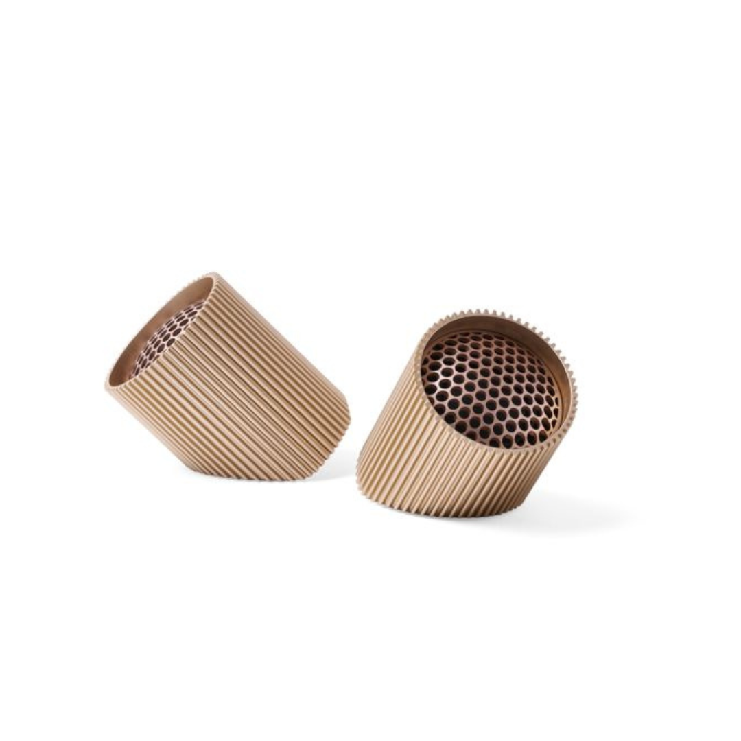 Ray-Set of Magnetic B/T Speakers Vivid Gold