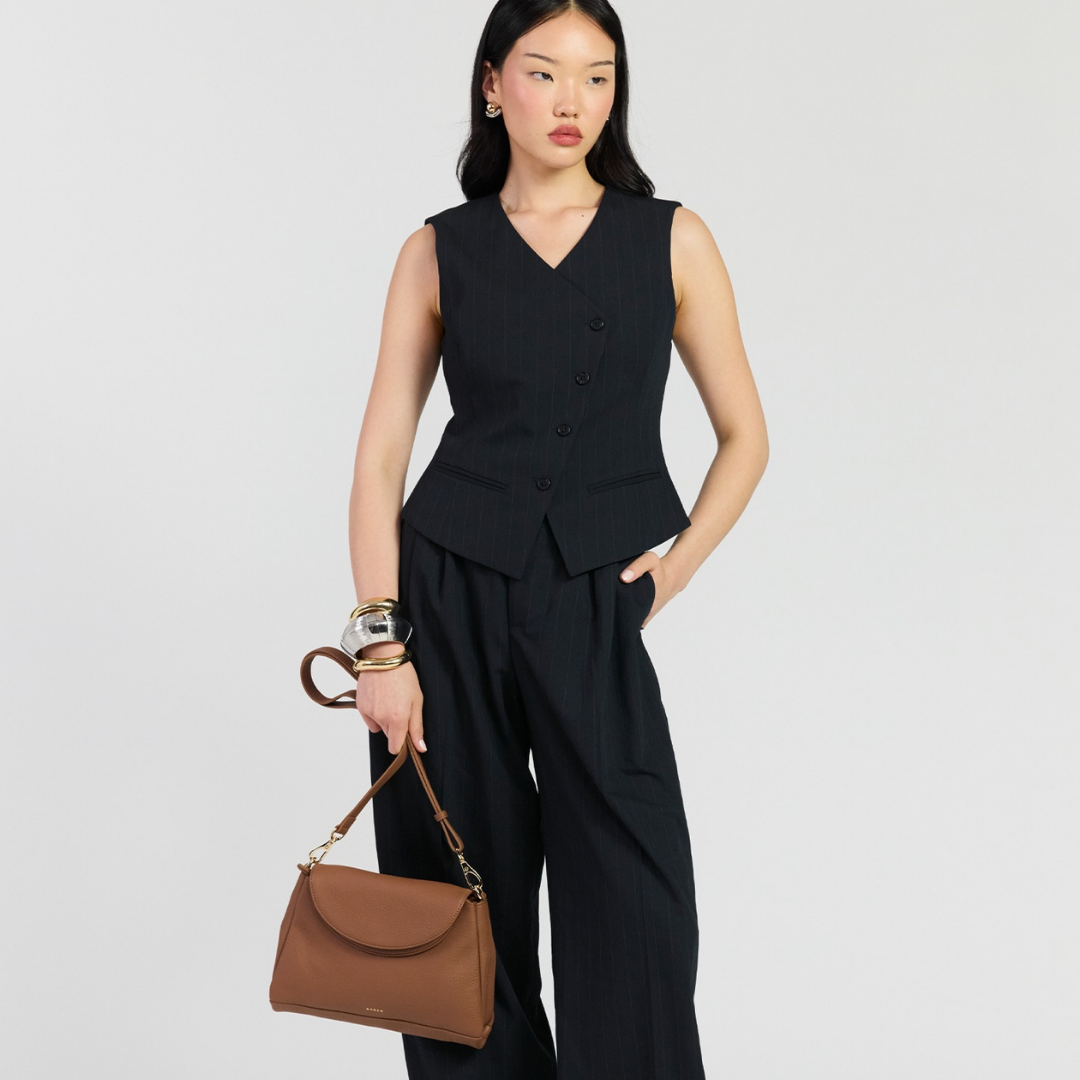 Beckett Crossbody - Tan Luxe