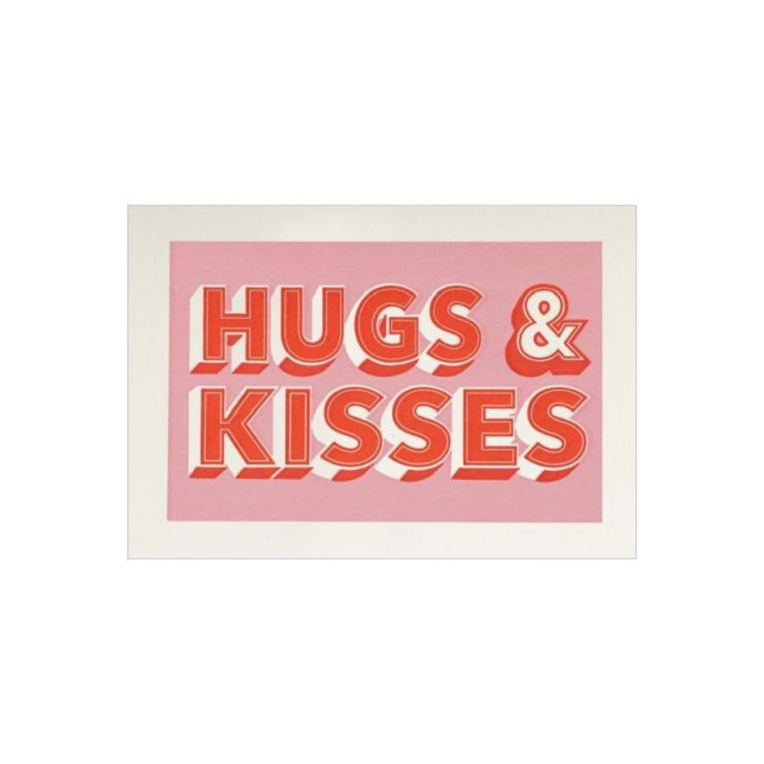 Mini Card - Hugs and Kisses