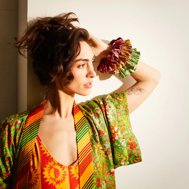 Gabriella Silk Scrunchie Set