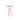 6 PK PINK RAW SATIN BOWS