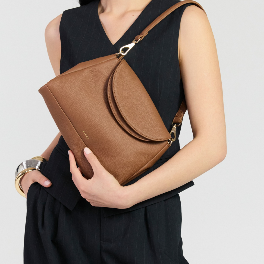 Beckett Crossbody - Tan Luxe