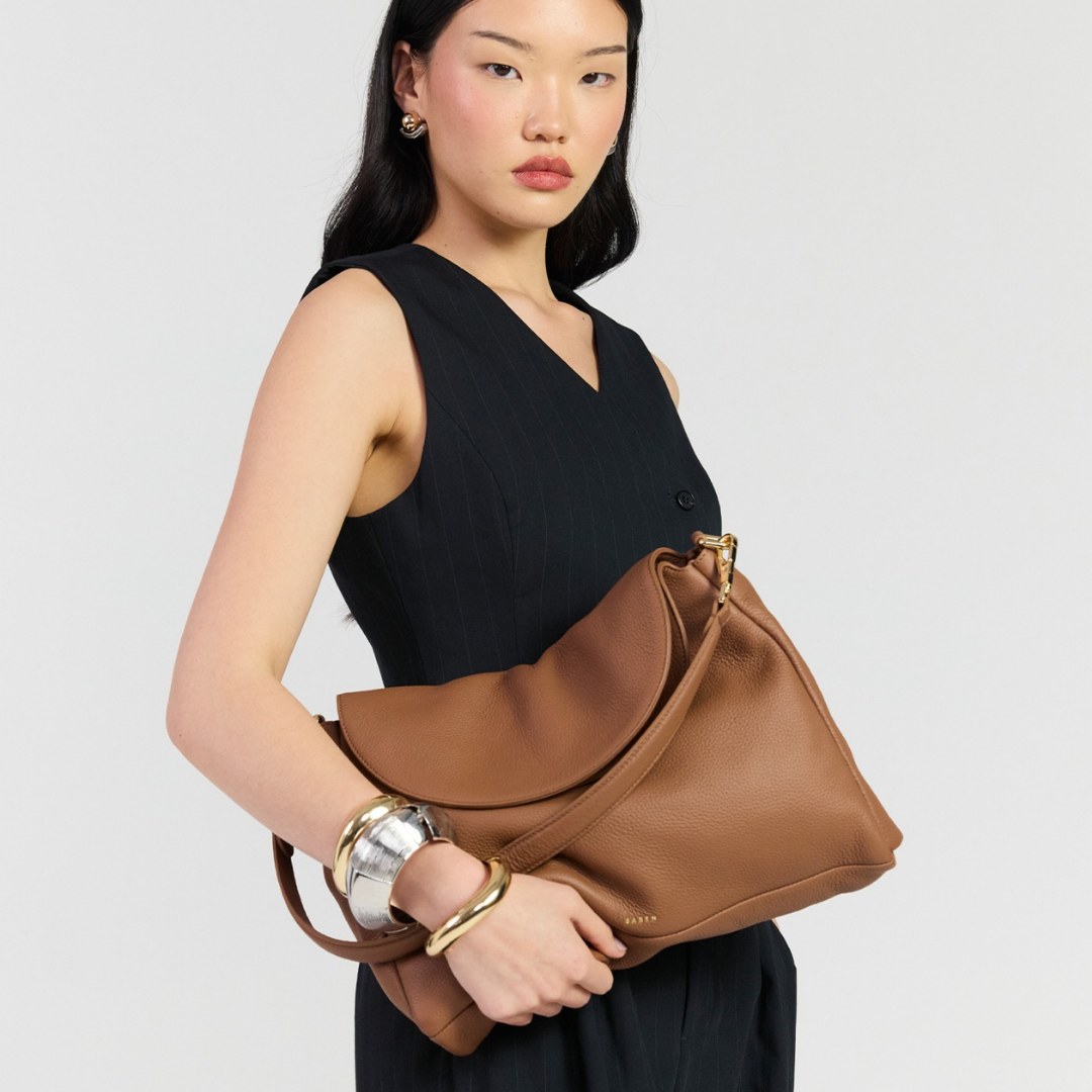 Becks Crossbody - Tan Luxe