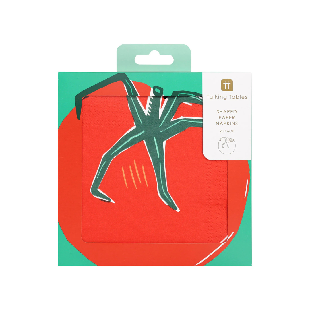 Tomato Shaped Napkins - 20 Pack