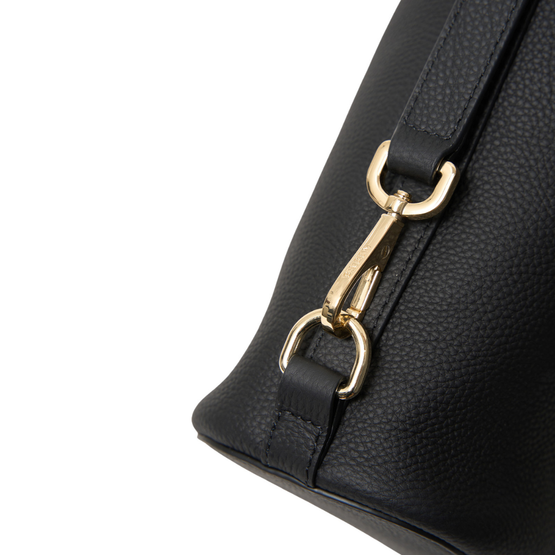 June Shoulder Bag - Black Luxe