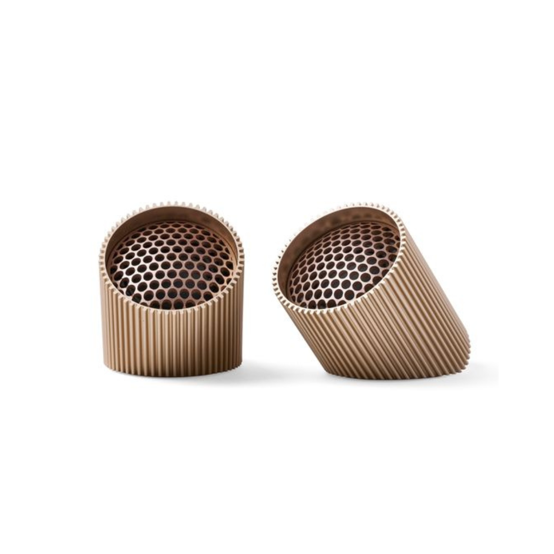 Ray-Set of Magnetic B/T Speakers Vivid Gold