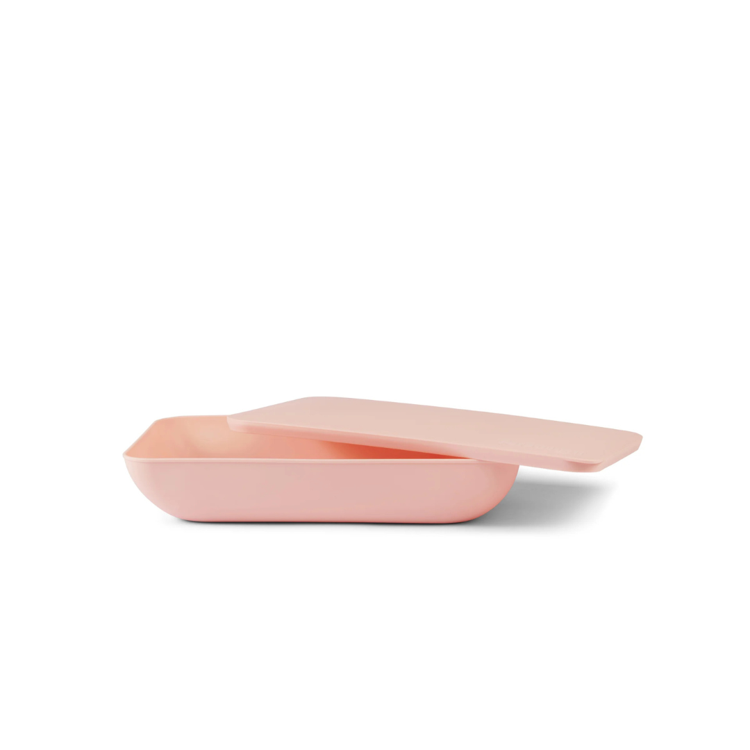 Serving platter with a lid — the rectangle