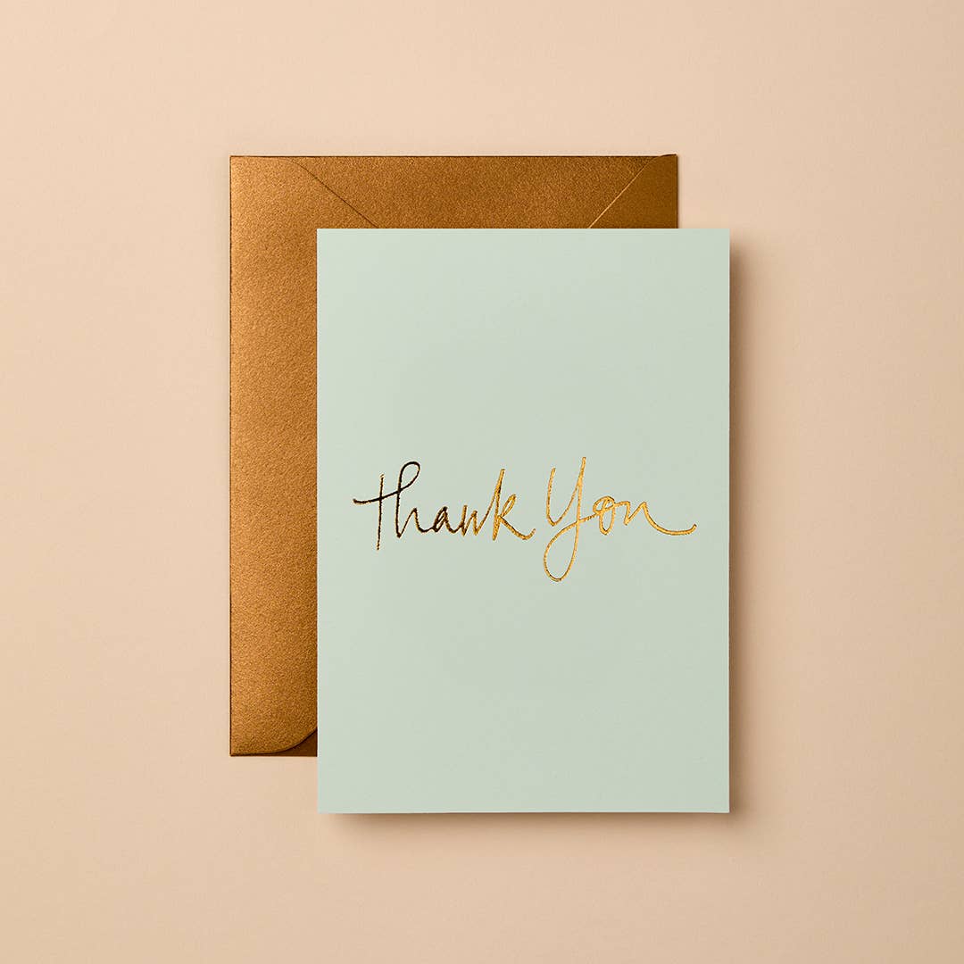 Thank You Blue | Greeting Card