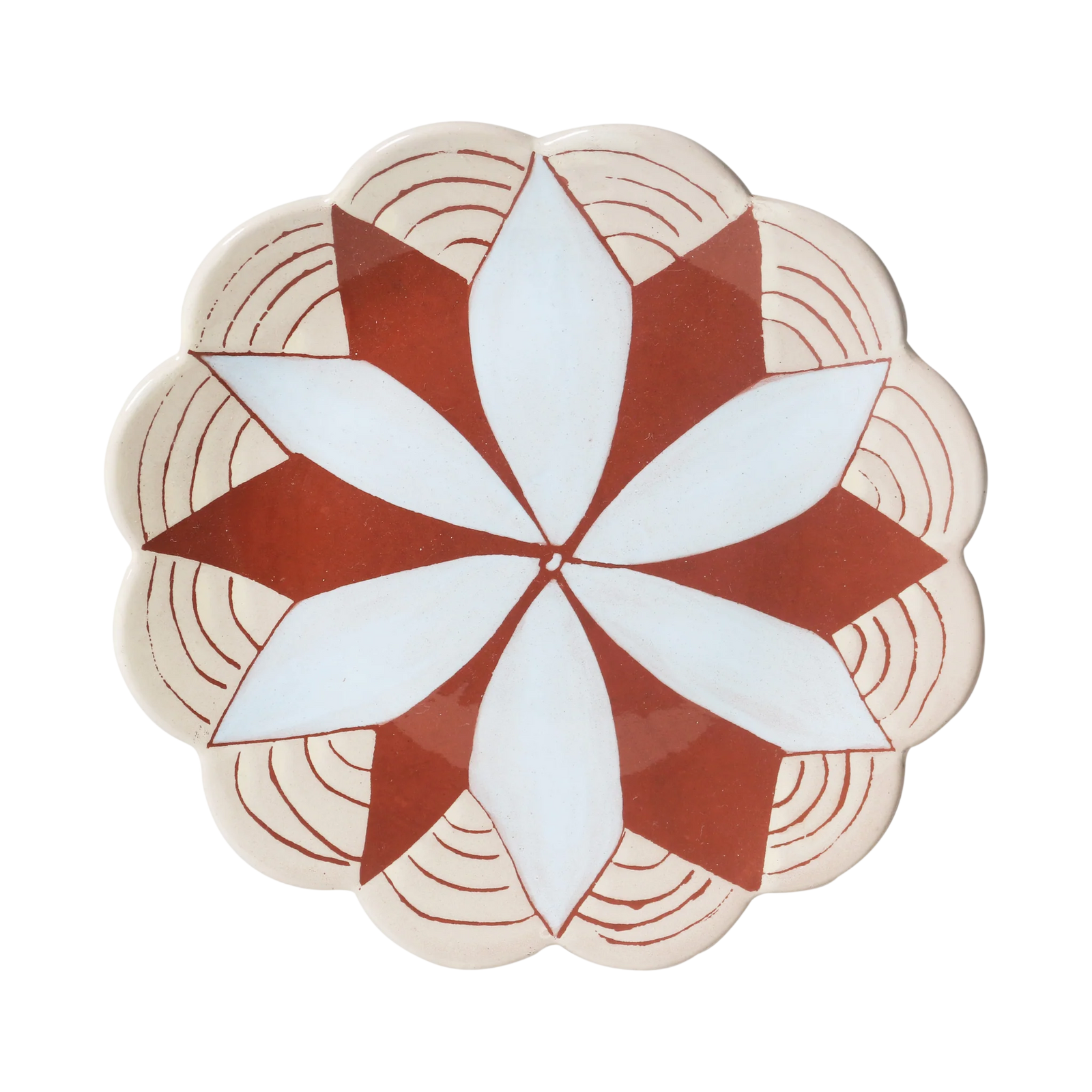 June's Daisy Plate in Geo
