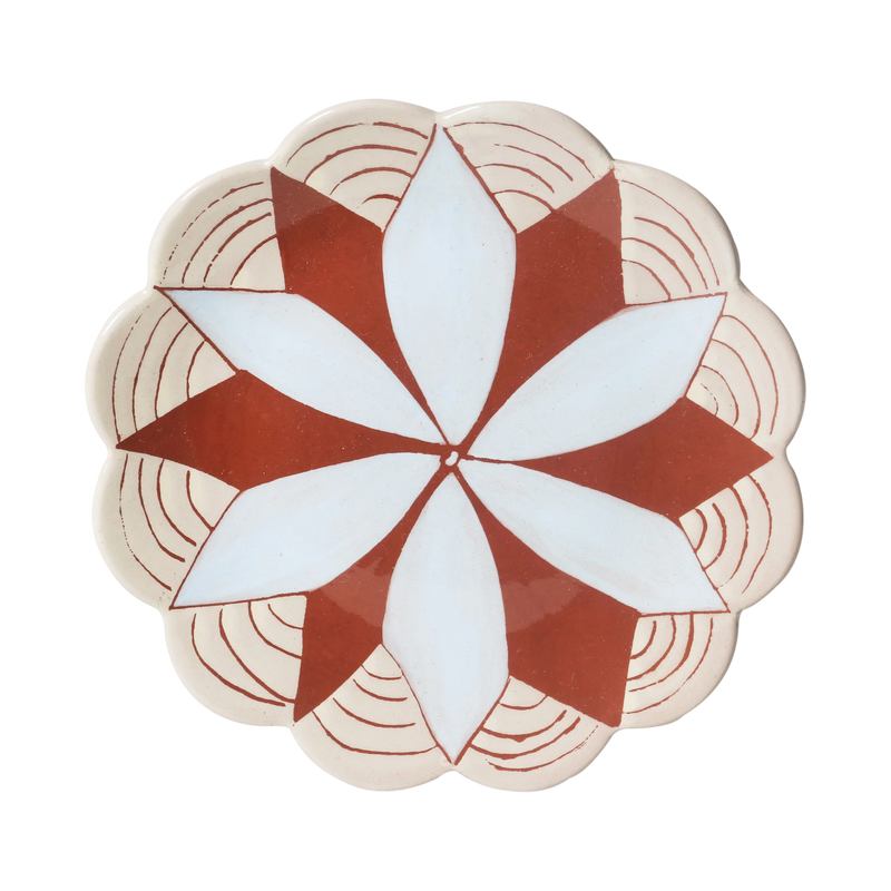 June's Daisy Plate in Geo