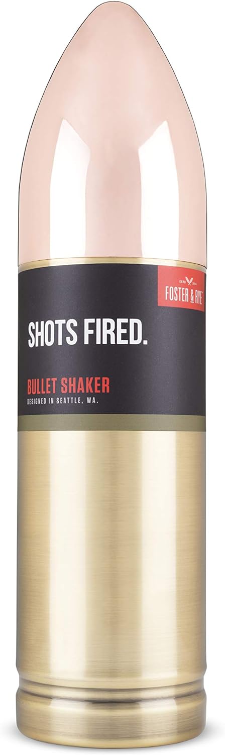 25 oz Stainless Steel Bullet Shaker by Foster &amp; Rye