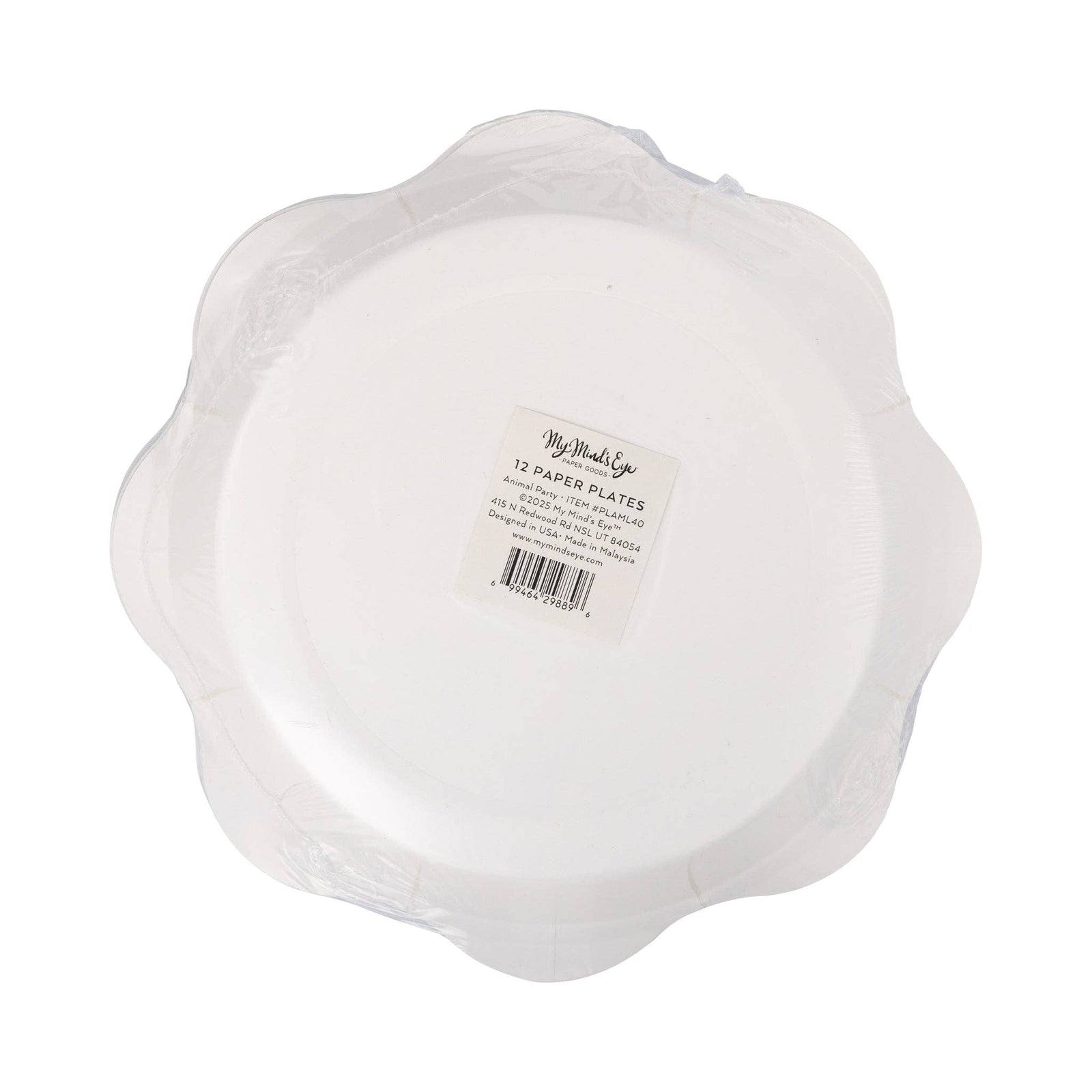 Animal Party Plate