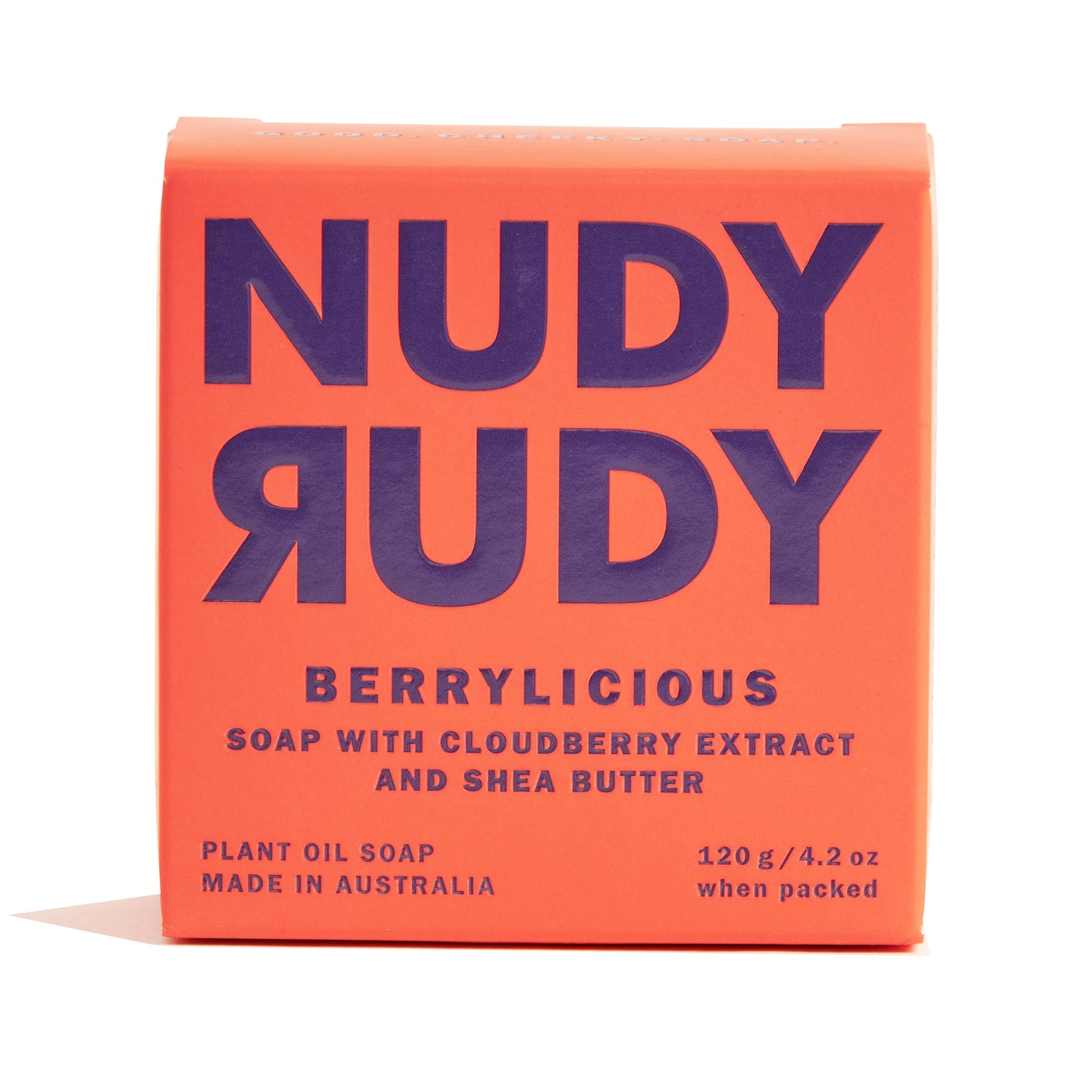 Nudy Rudy Bar Soap 4.2oz - Berrylicious