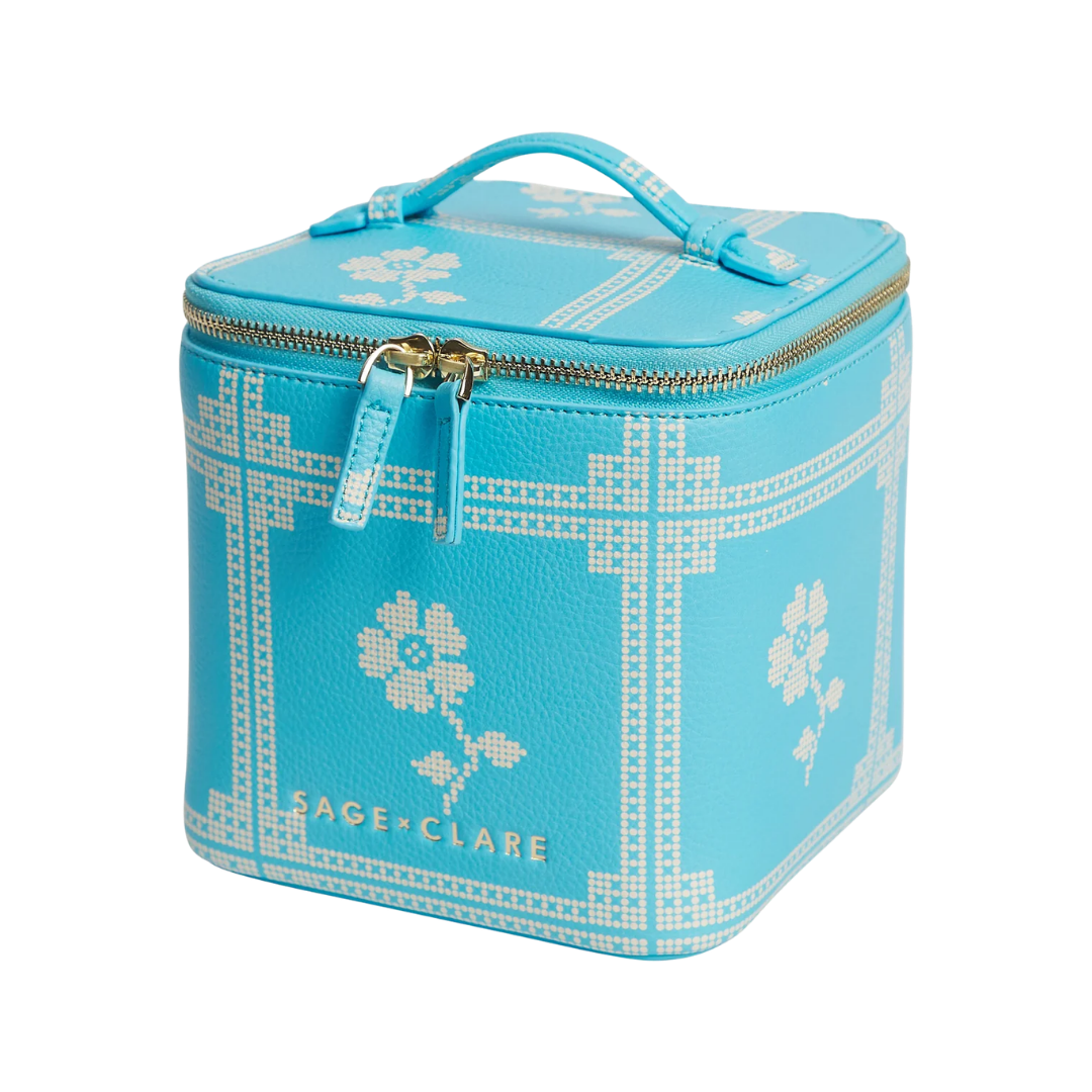 Bonny Small Vanity Case - Turquoise