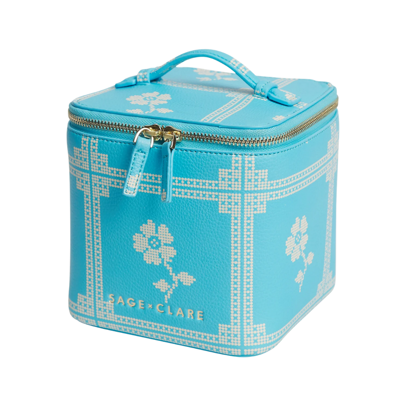 Bonny Small Vanity Case - Turquoise
