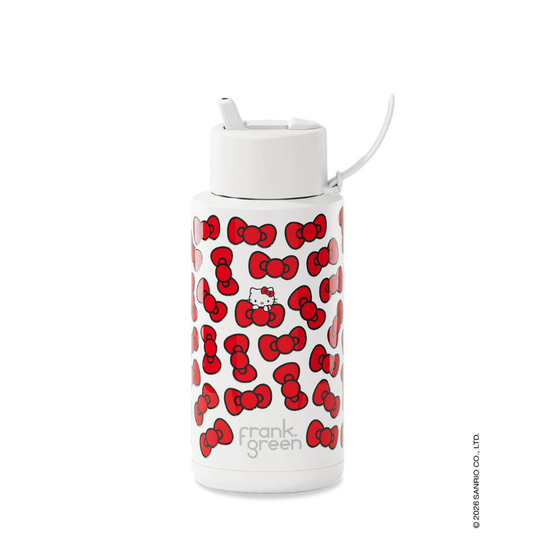 Frank Green × Sanrio 34oz Flip Straw Bottle