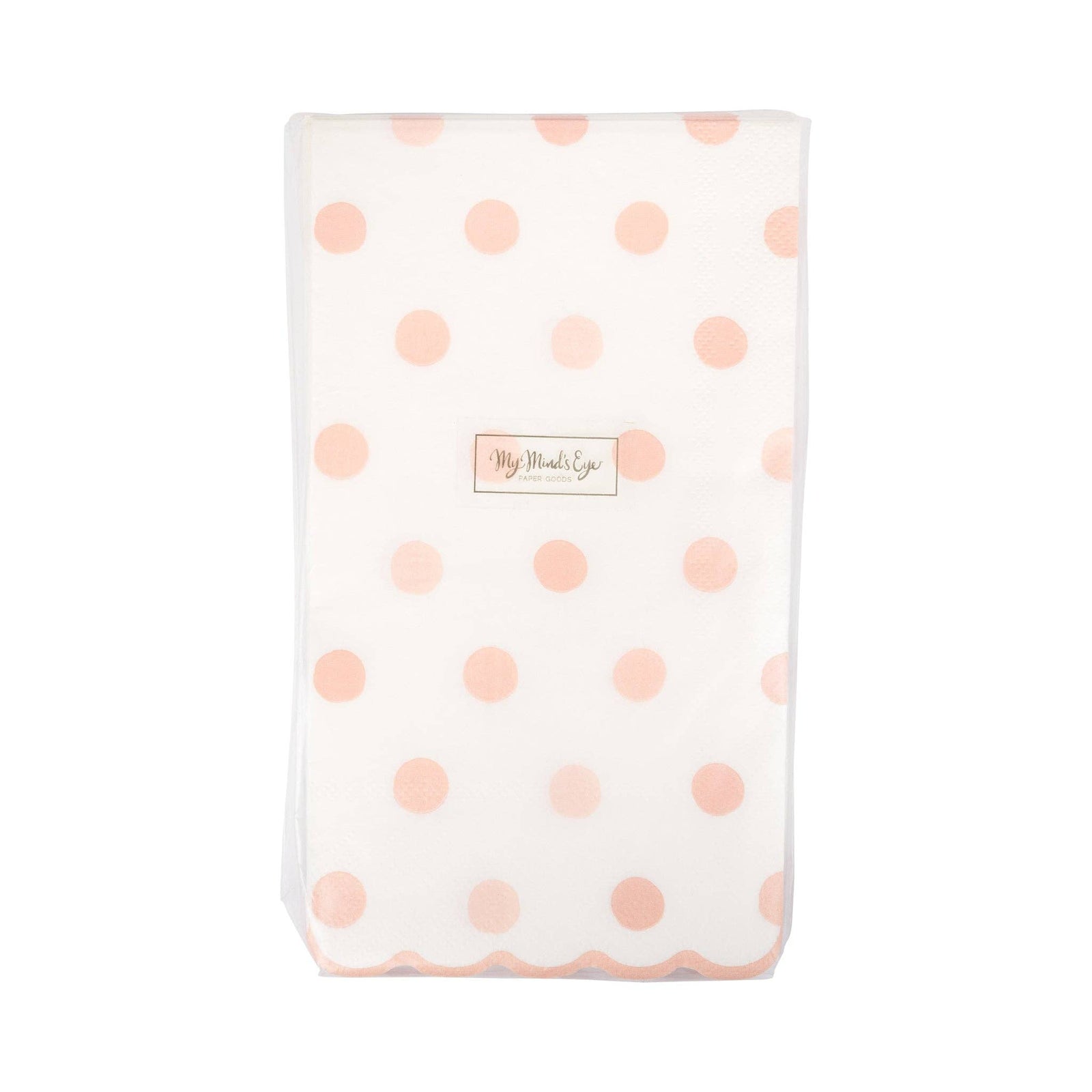 Baby Pink Polka Dot Dinner Napkin