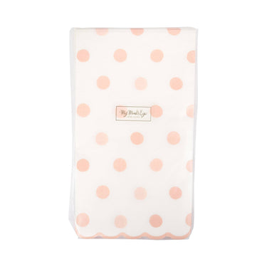 Baby Pink Polka Dot Dinner Napkin