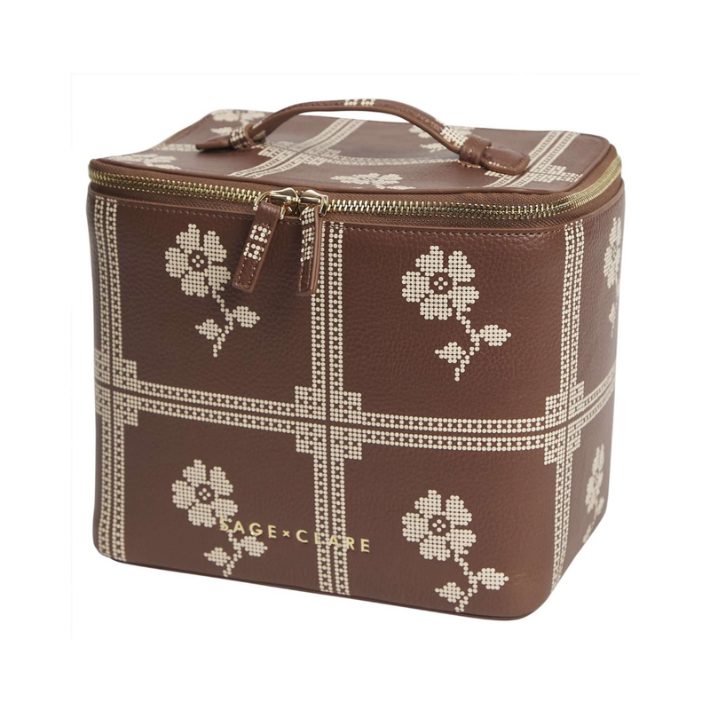 Bonny Medium Vanity Case - Umber
