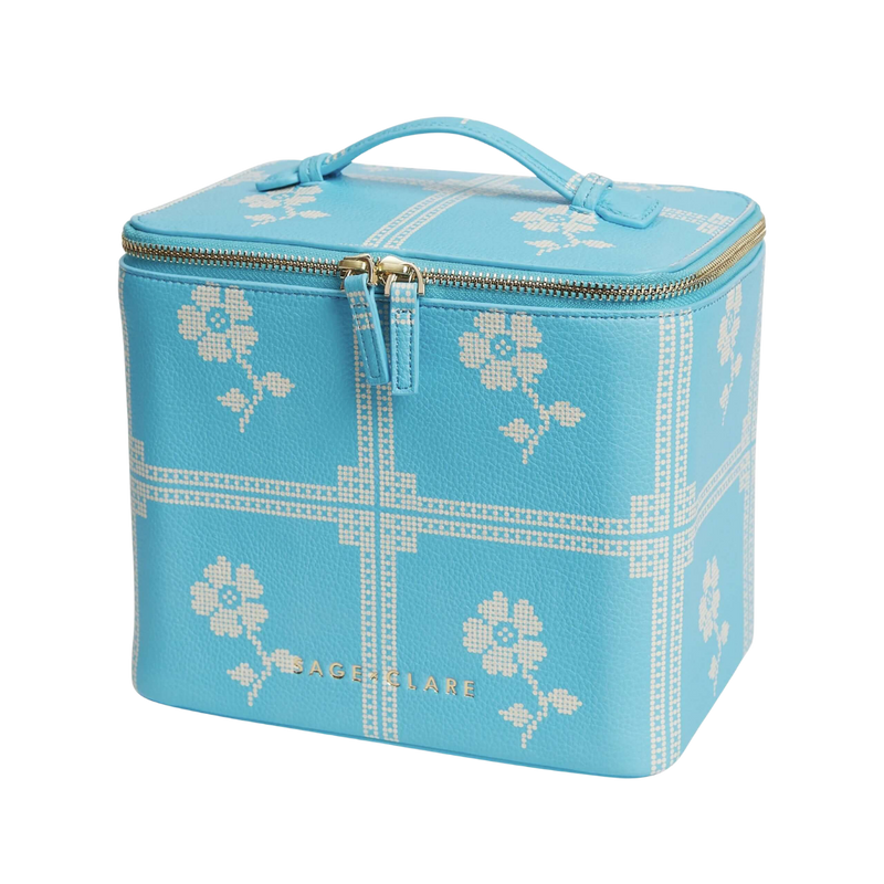 Bonny Medium Vanity Case - Turquoise