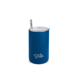 3-1 Iced Coffee Cup with Straw - Deep Ocean