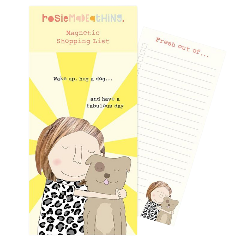 Hug A Dog - Magnetic List Pad