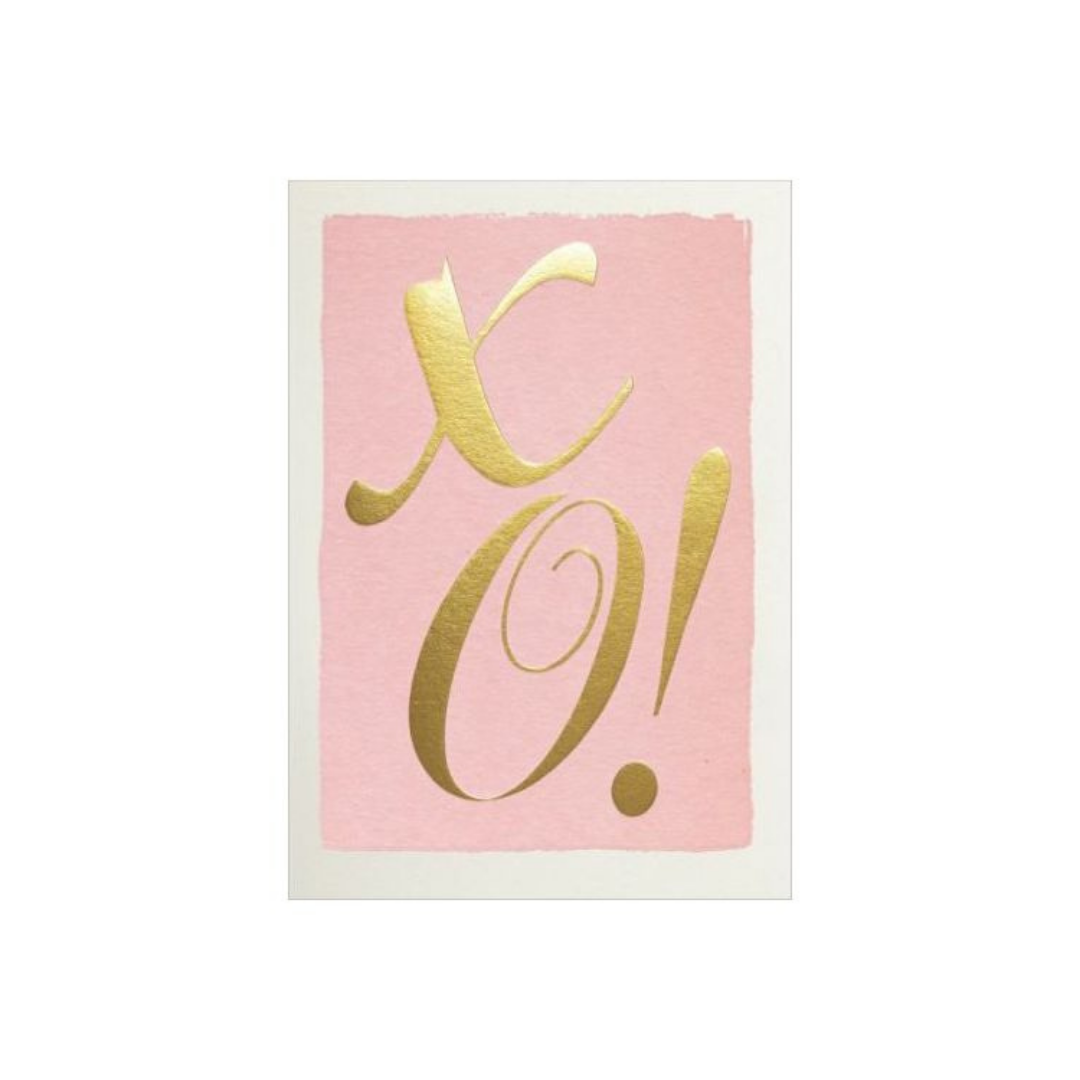 Mini Card - Gold XO