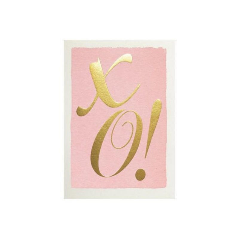 Mini Card - Gold XO
