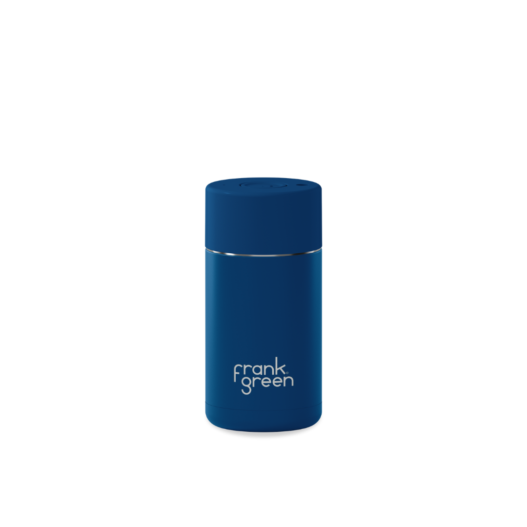 12oz Ceramic Reusable Cup with Push Button