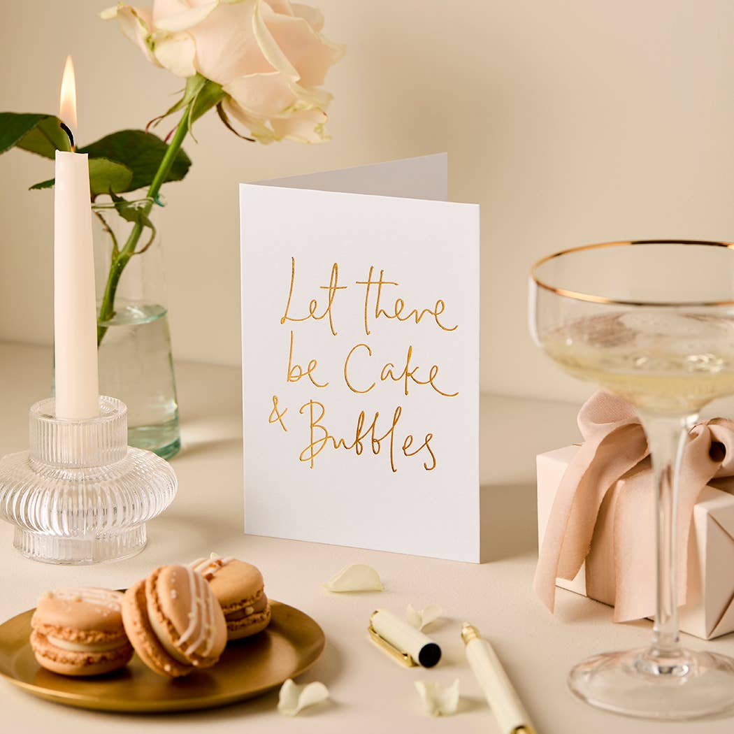Let there be Cake Wedding | Greeting Card