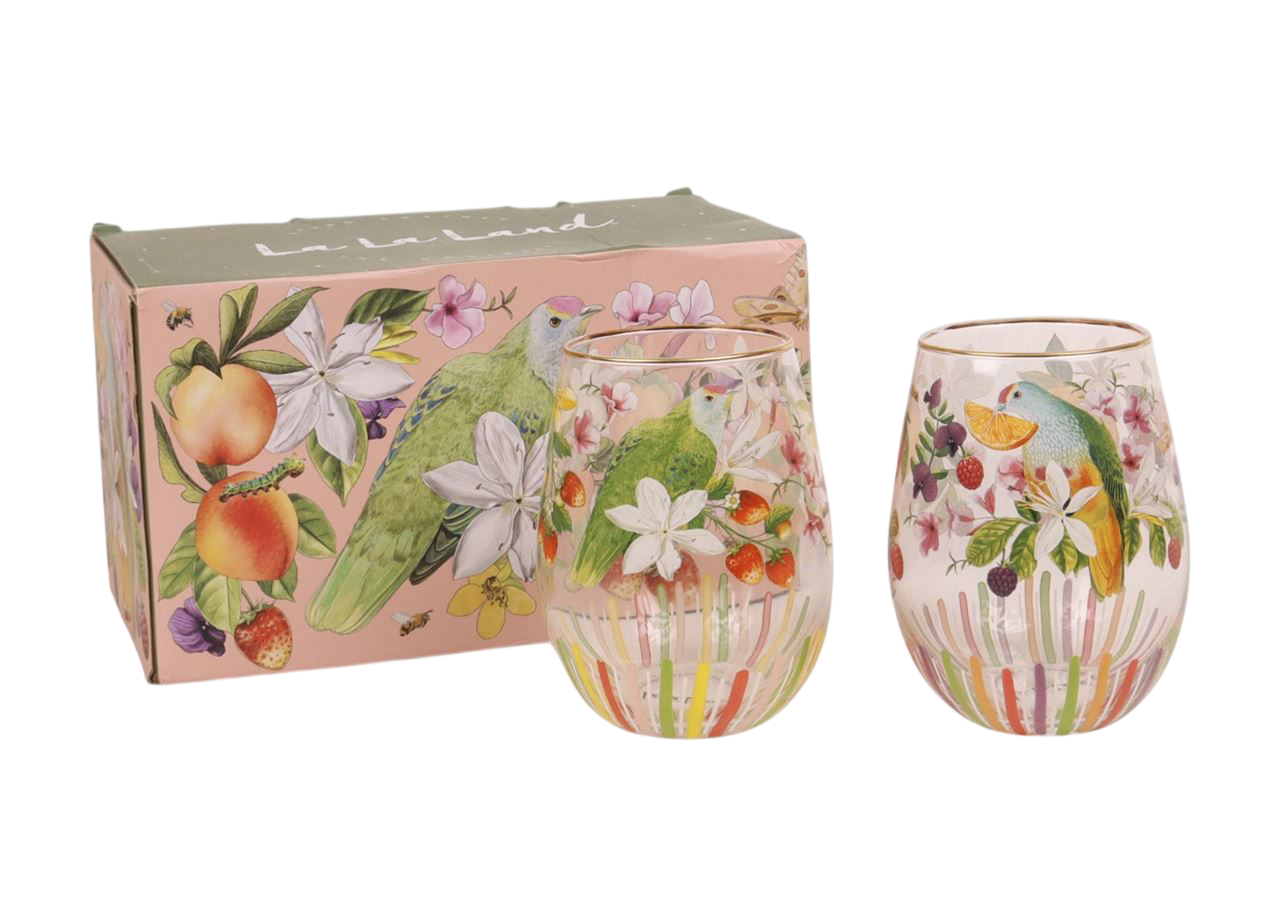 Glass Tumblers Set of 2