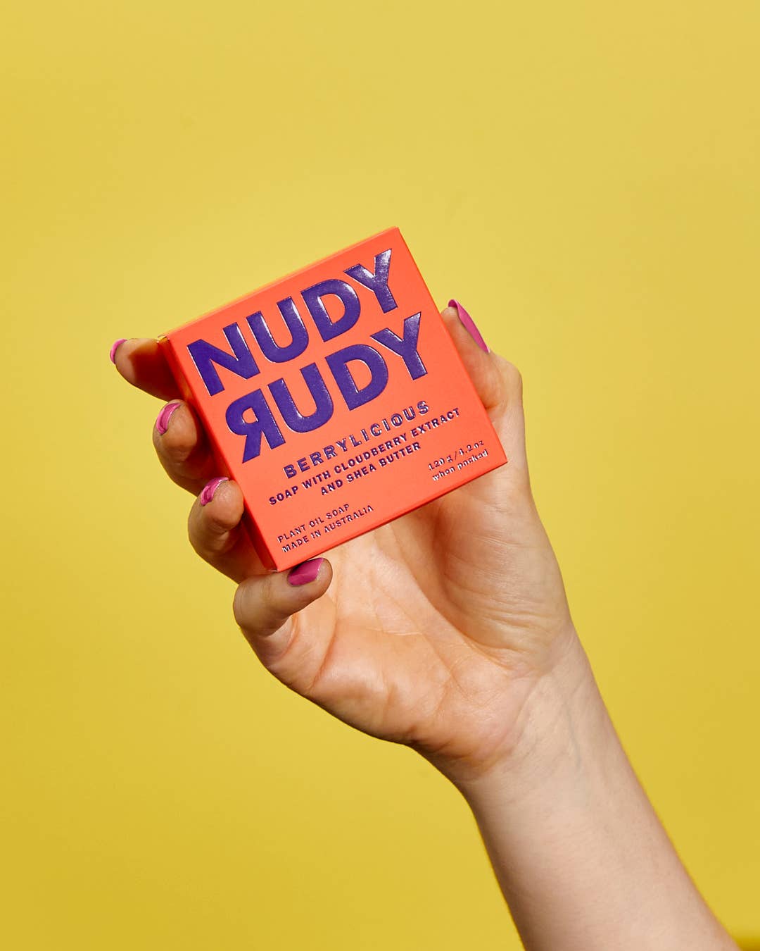 Nudy Rudy Bar Soap 4.2oz - Berrylicious