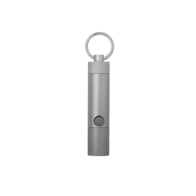 Kikkerland Rechargeable Mini Flashlight Silver