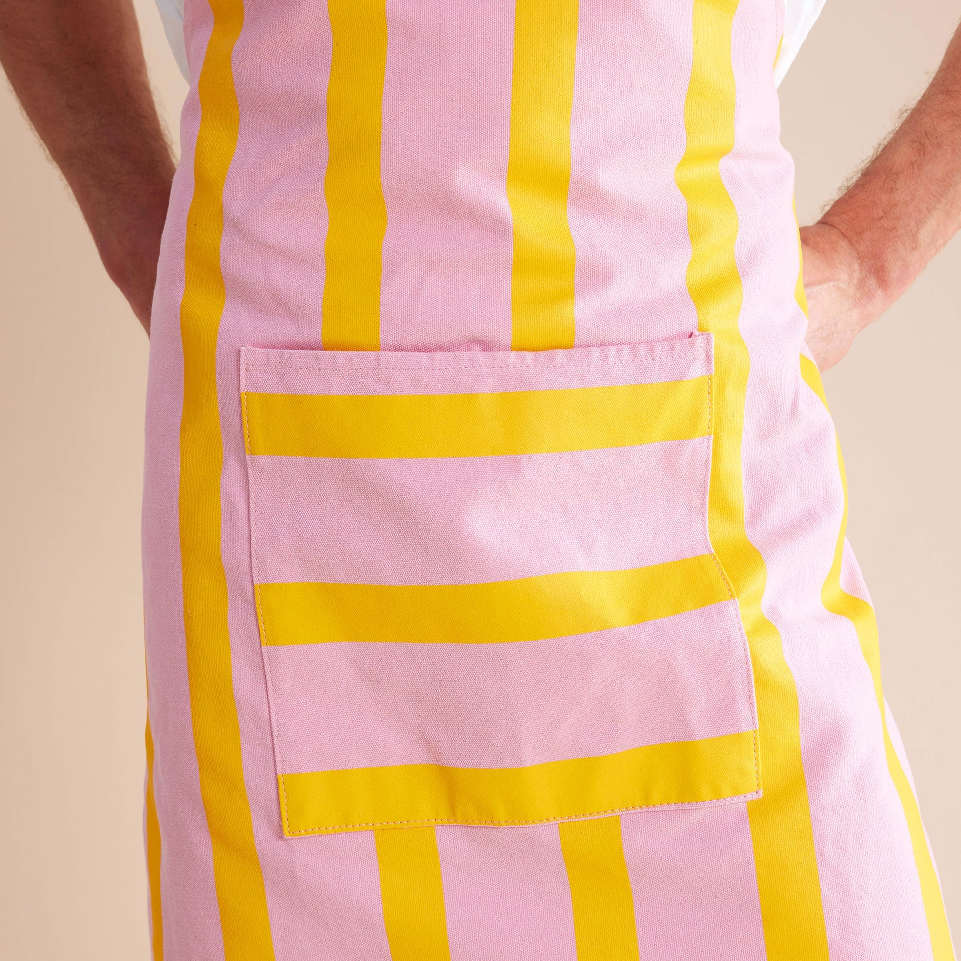 Apron - Pink Lemonade Stripes