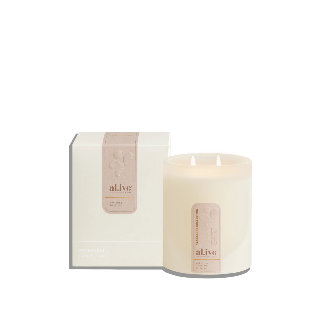 Soy Candle - Apricot & Sweet Fig