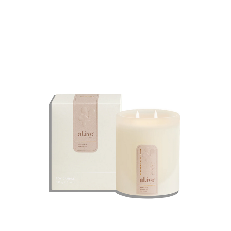 Soy Candle - Apricot & Sweet Fig
