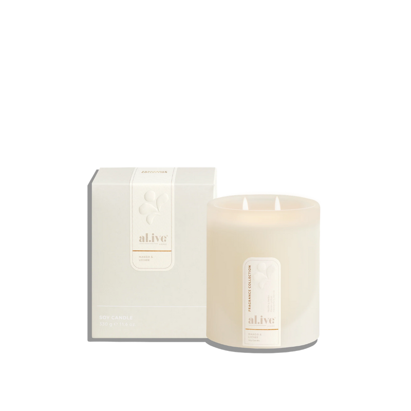 Soy Candle - Mango & Lychee