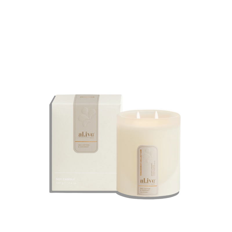 Soy Candle - Sea Cotton & Coconut