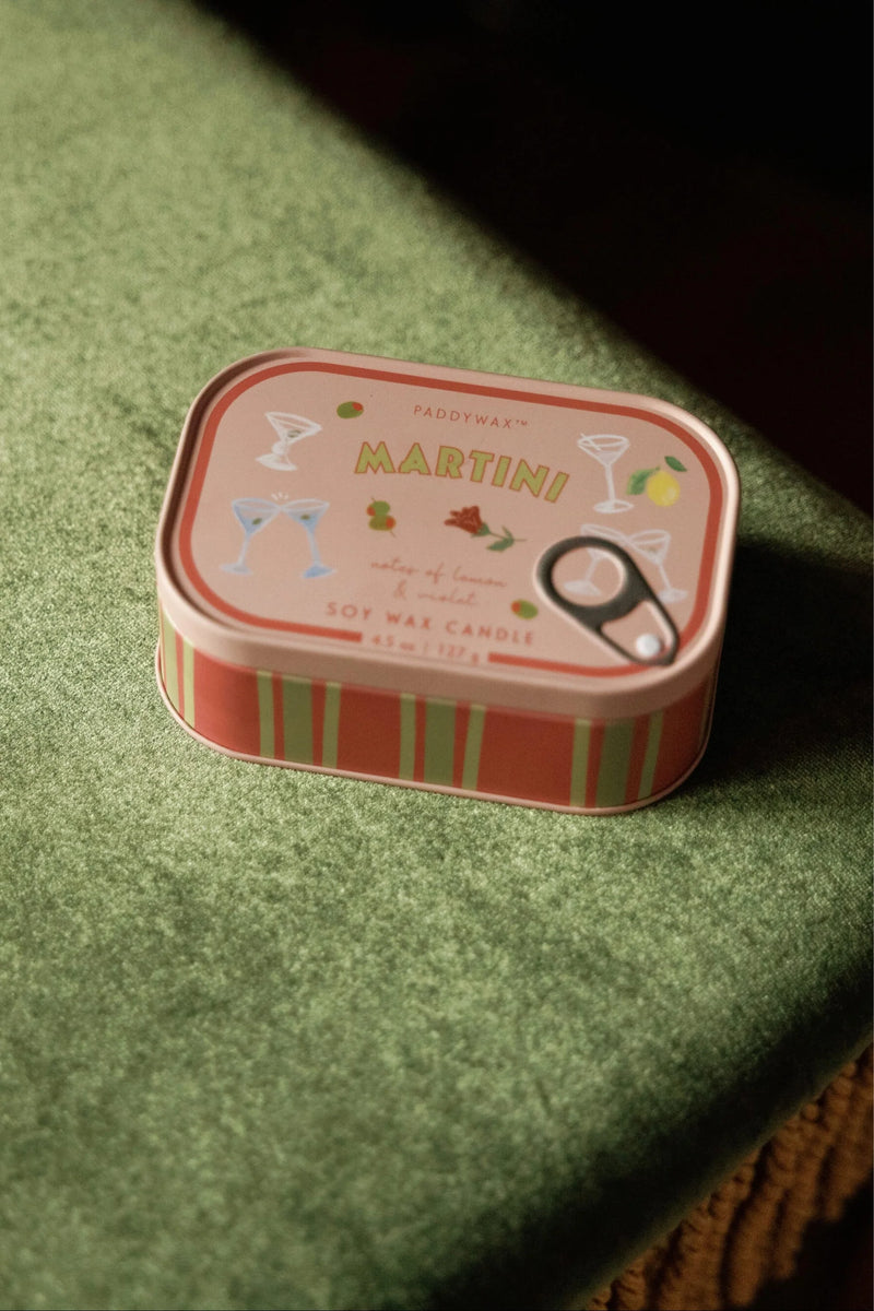 Bistro Tin Candle - Martini 127g