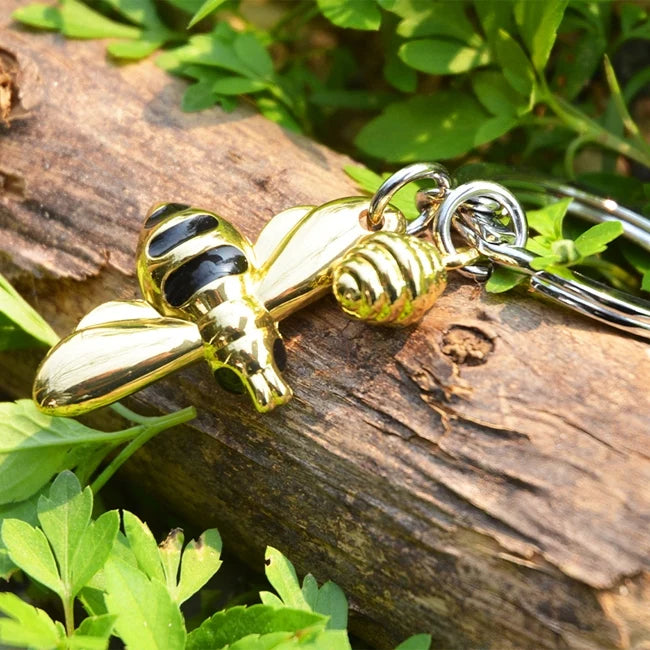 Bee Keychain (Gold)