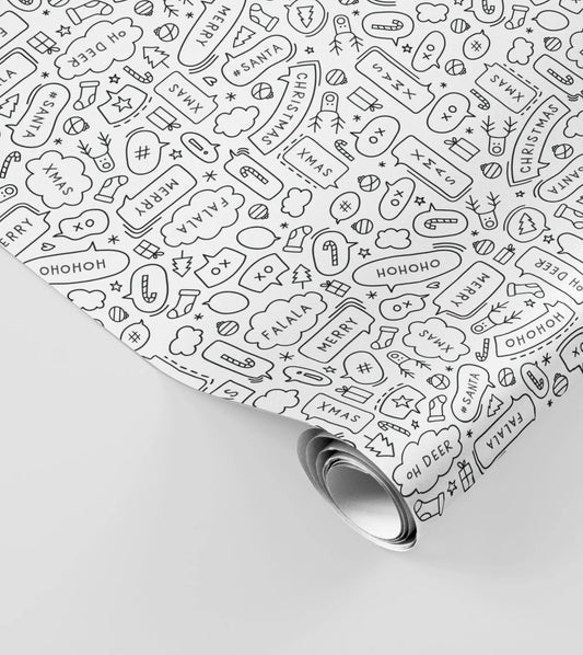 Speech wrap (white) Roll