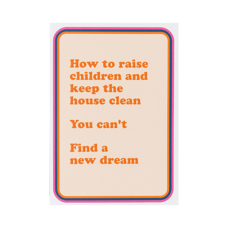 Cath Tate - Keep The House Clean - Humour Card
