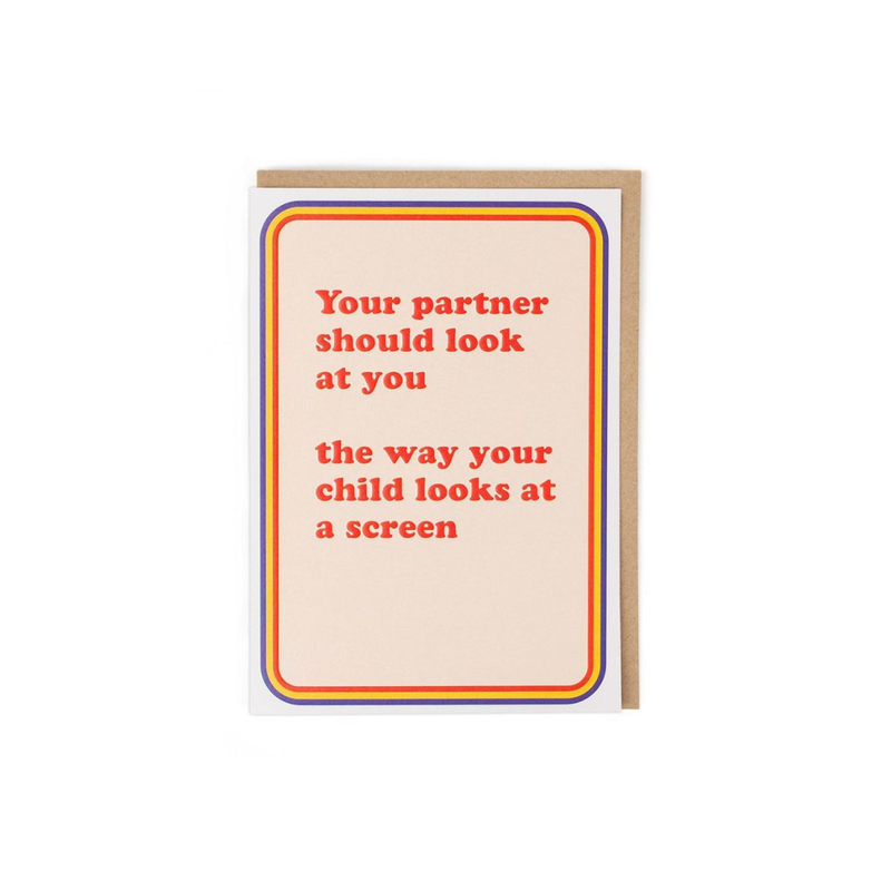 Cath Tate - Your Partner - Humour Card