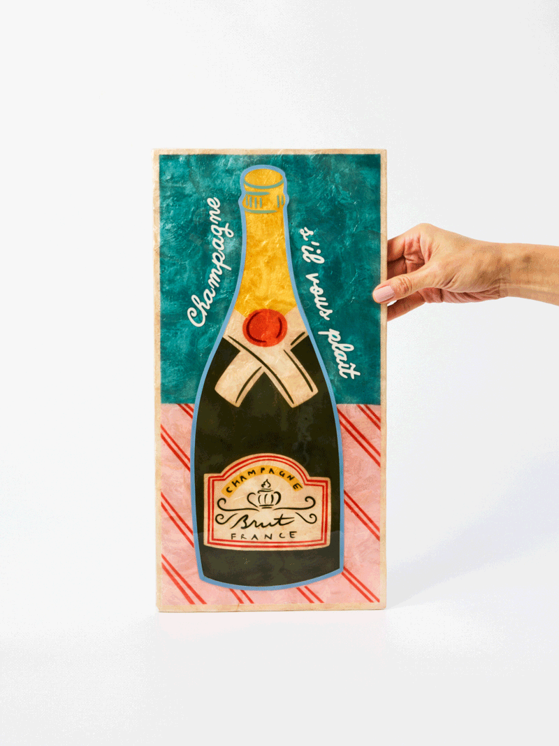 Happy Hour Champers Tile