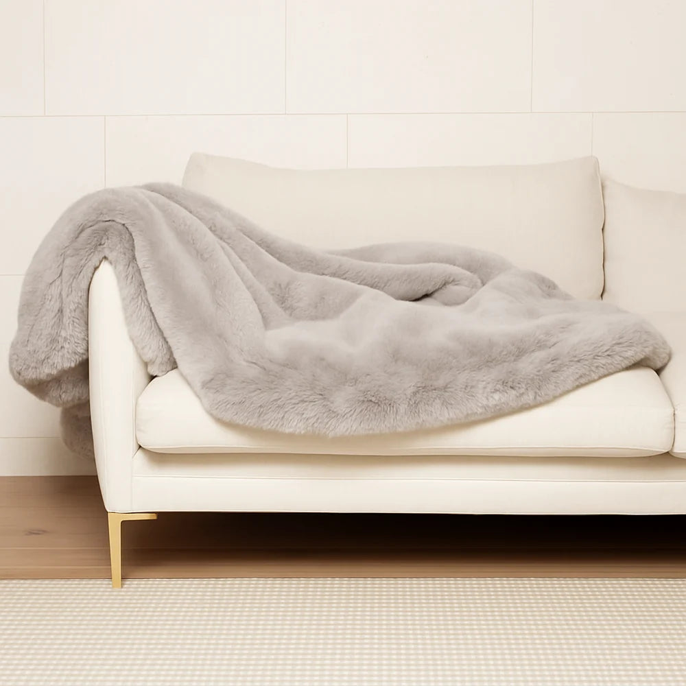 Vegan Fur Throw - Big Bear