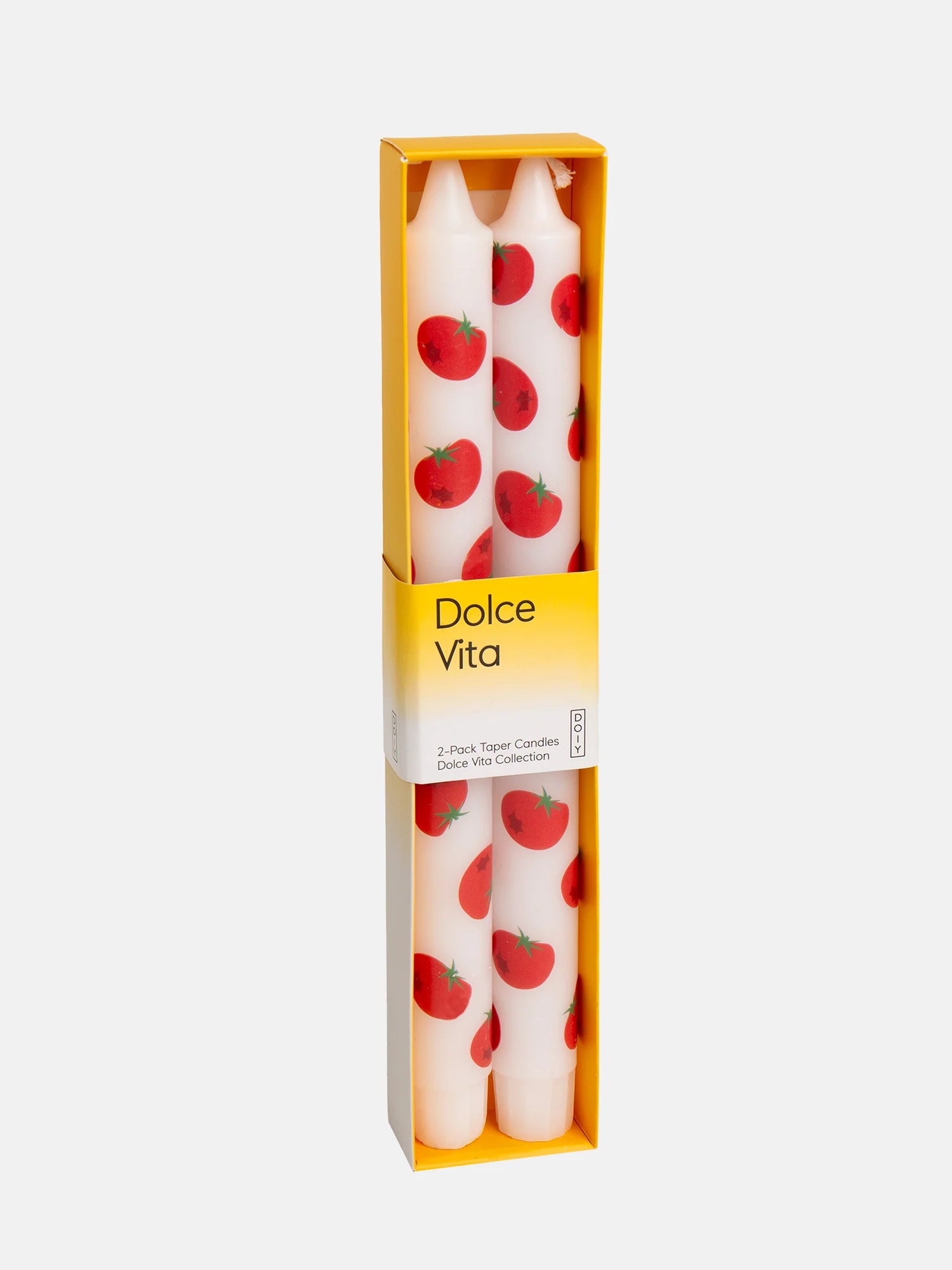 Dolce Vita Taper Candles - Tomato